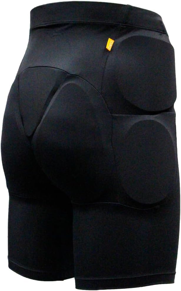 Aegis Defender Protective Padded Shorts for Snowboard, Skate, Ski, and Bike, 3D Protection for Hip, Butt, Thigh and Tailbone Featuring D3O (XX-Large) Black - Image 3