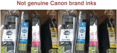 8 Compatible Cannon MAXIFY MB-2320 Inkjet Printer Ink Toner Cartridge Replacement for Canon PGI1200XL PGI-1200 XL (2 Set of Black Cyan/Magenta/Yellow) MB2320 12OO Color All-in-One AIO Machine
