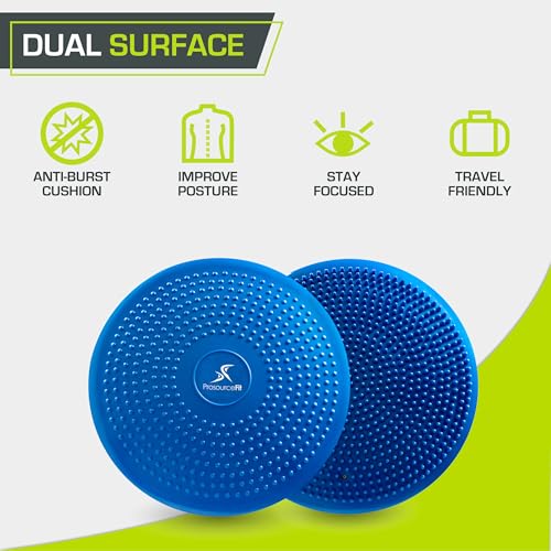 image for ProsourceFit Core Balance Disc Trainer, 14” Diameter with Pump for I