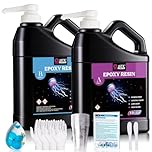 LET'S RESIN Casting Epoxy Resin Kit, 4L Crystal Clear & Bubble Free Epoxy Resin and Hardener, High Gloss Resin Kit for DIY Art, Mould Casting, Wood, Jewellery Making, Coasters, Table Top