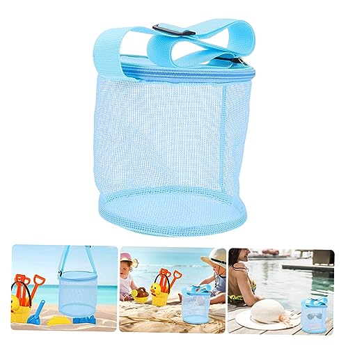 BESPORTBLE 1Pc Beach Bag for Mesh Seashell Storage Holder for Collecting Beach and Shells for Lightweight and3