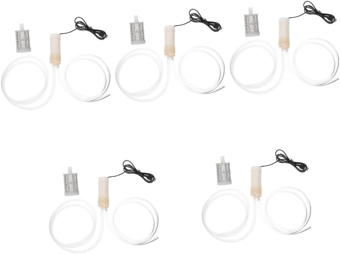 5sets Electric Water Pump Aquarium Submersible Sump Pump Mini Outdoor Pool Sump