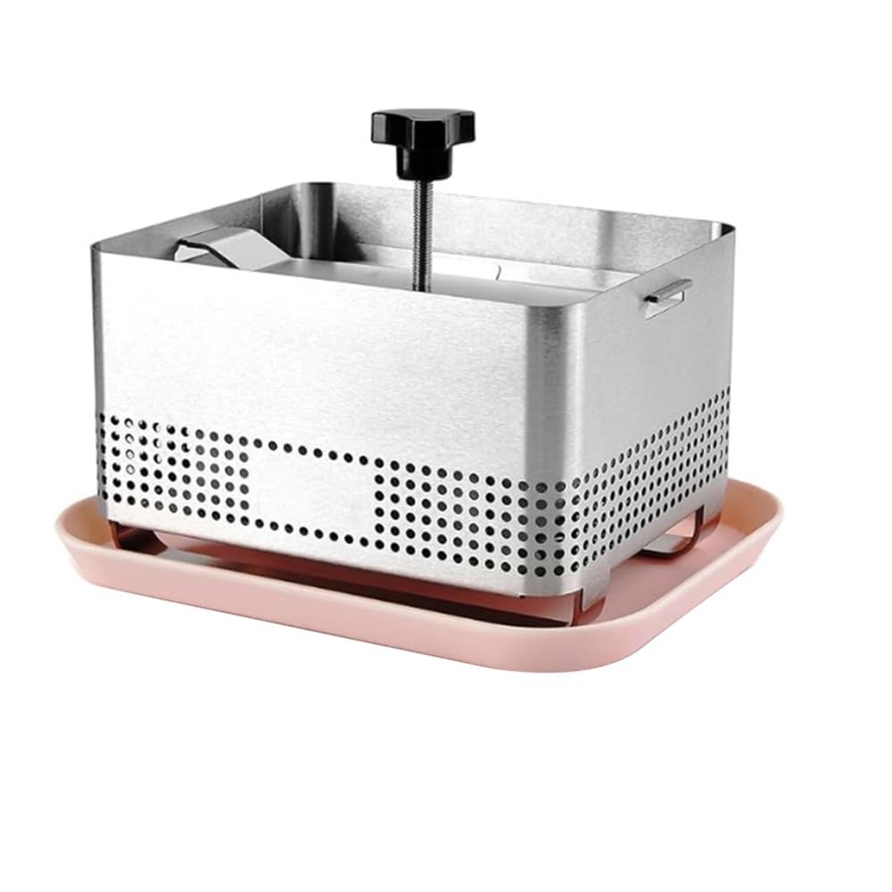 Hndhbfgrt For Tofu Press Stainless Steel for Tofu, Paneer Maker Featuring Upgraded Deep-Press Design, Enhances for Improves Tofu Flavor and Texture