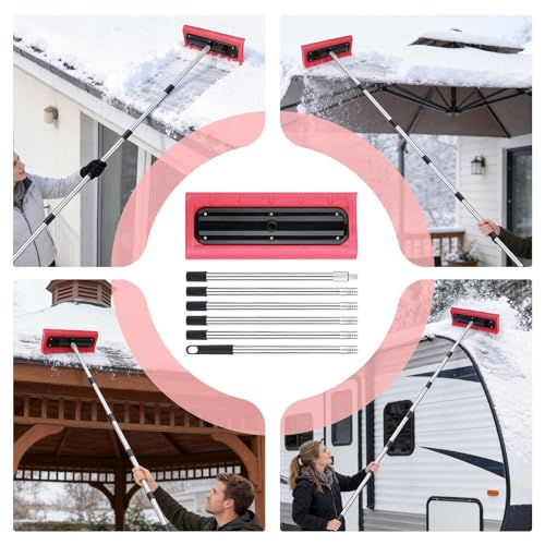 Grattoir télescopique anti-rayures pour capots auto et toits