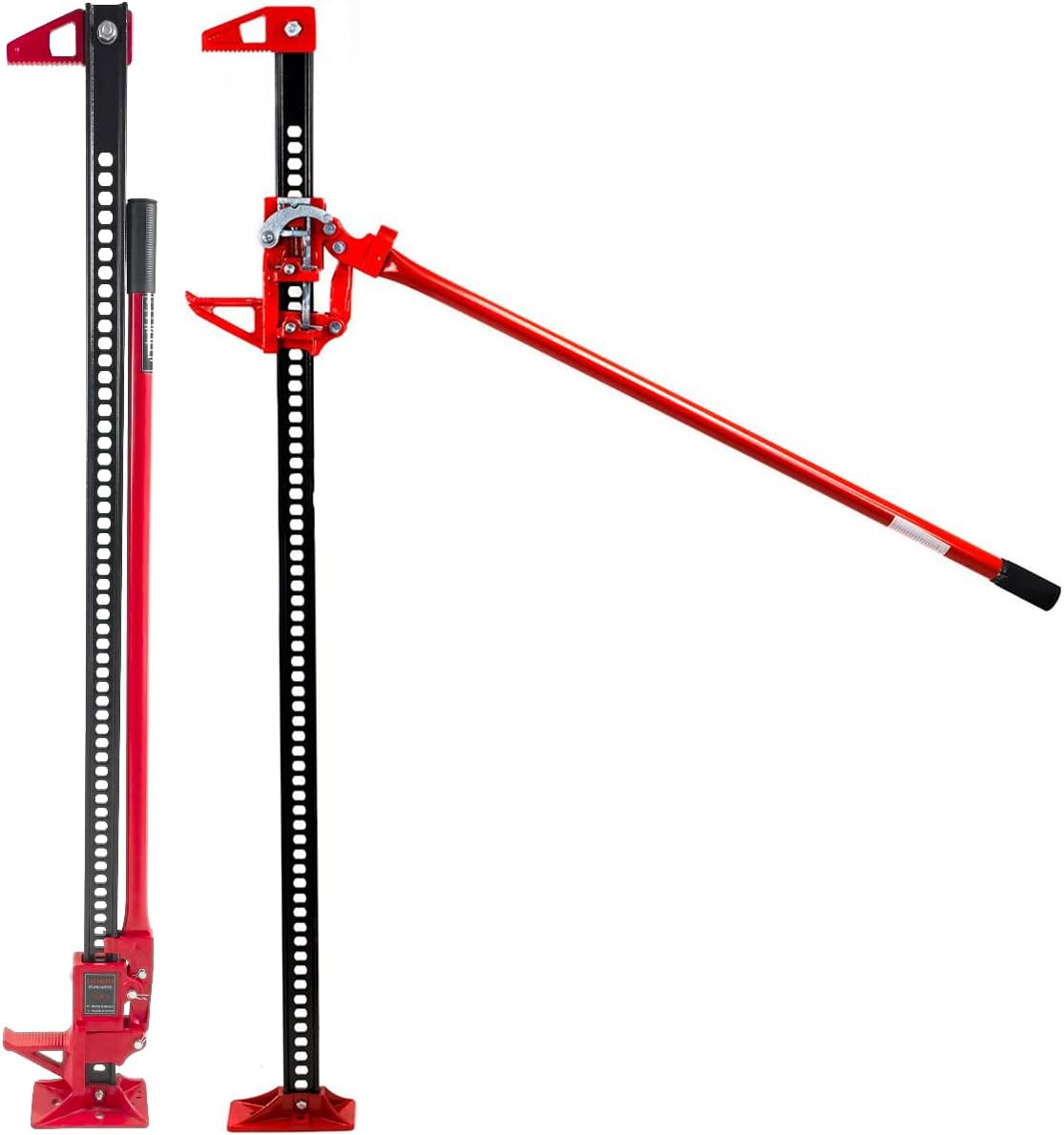 60" High Lift Farm Jack 3 Ton Capacity, LNZMPART Portable