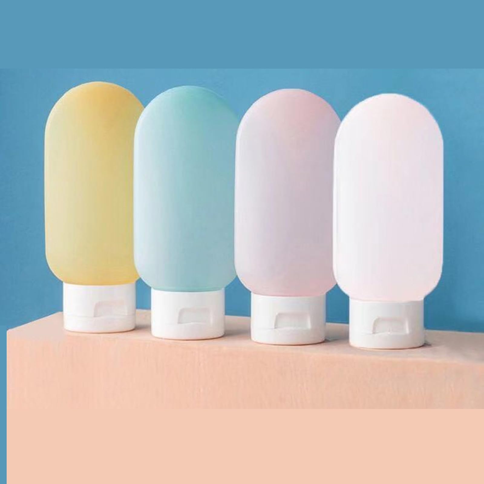 4 Pcs*60 ml Leak Proof Refillable Squeezable Travel Bottles for Toiletries Cosmetics, Professional Portable Travel Size Liquid Container Accessories For Shampoo Lotion Cream And Conditioner-image-46
