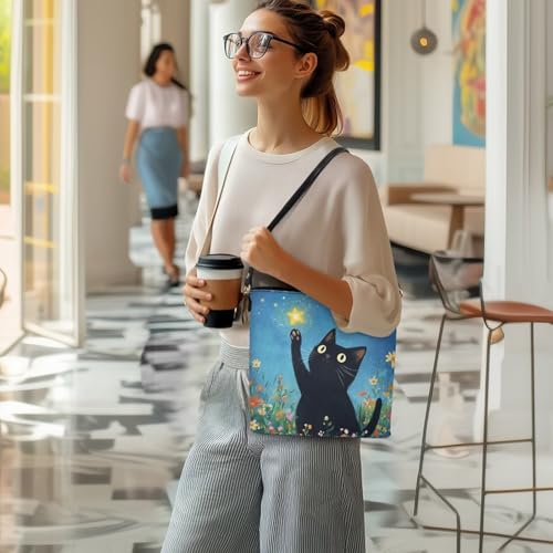 Image of HUGS IDEA Boho Bags for Women Leather Handbag Shoulder Bucket Crossbody Purse