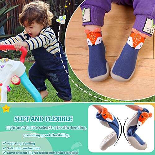 Eocom Baby Shoes Toddler Boys Girls First Walking Socks Shoes Non-Skid Slipper Indoor Floor Sneakers For Unisex Newborn Infants thumb #1