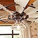 Quorum International 1905-86 I Windmill Fan Collection Compatible Dimmable LED Three Bulb Cage Light Kit I Oiled Bronze Finish I 3000K I Light Kit Only I Ceiling Fan Not Included