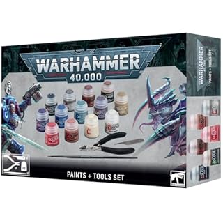 Games Workshop - Warhammer 40,000: Paints + Tools Set