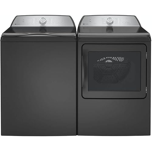 GE Profile PTW700BPTDPR Gray Smart Top Load Washer/Dryer Pair
