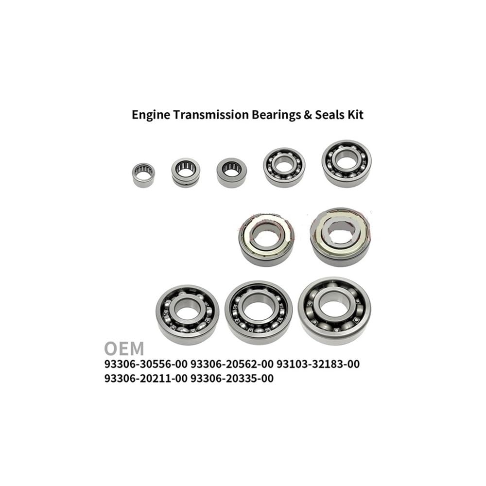 Kit de sellos y cojinetes de transmisión del motor for Ymh Bster 200 YFS200 1988-2006
