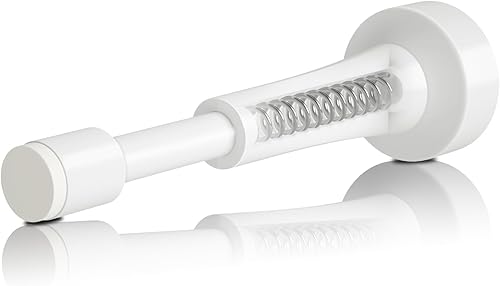 Miniatura 27 de 2 topes de puerta de resorte para pared, tope de puerta de 4.33 pulgadas para parte inferior de la puerta, tope de puerta de aluminio con punta