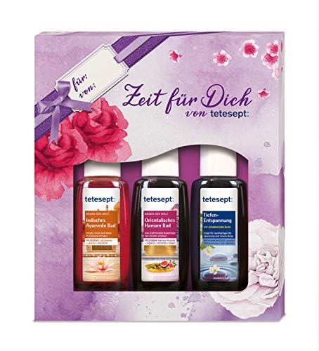 Tetesept Tiempo para ti - Set de regalo de baño, 6 x (3 x 20 ml)