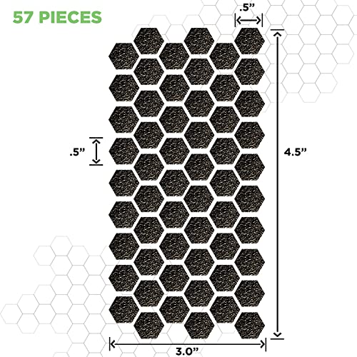 Dragon Grips Grip Tape Cell Phone Grip Stickers Mouse Grip Tape. Black 84Pc Multi Purpose Set Rubberized Grip Stickers. Rubber Grip Adhesive Strips For Phone, Laptop, Ipad, Iphone, Tablets & Gaming #TOP1