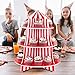 Super Z Outlet 3 Tier Cupcake Foam Stand with Circus Carnival Tent Design for Desserts, Birthdays, Decorations