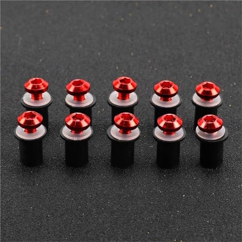 Vis de carénage Yamaha TDM 900 fixation robuste anti-vibrations 10pc