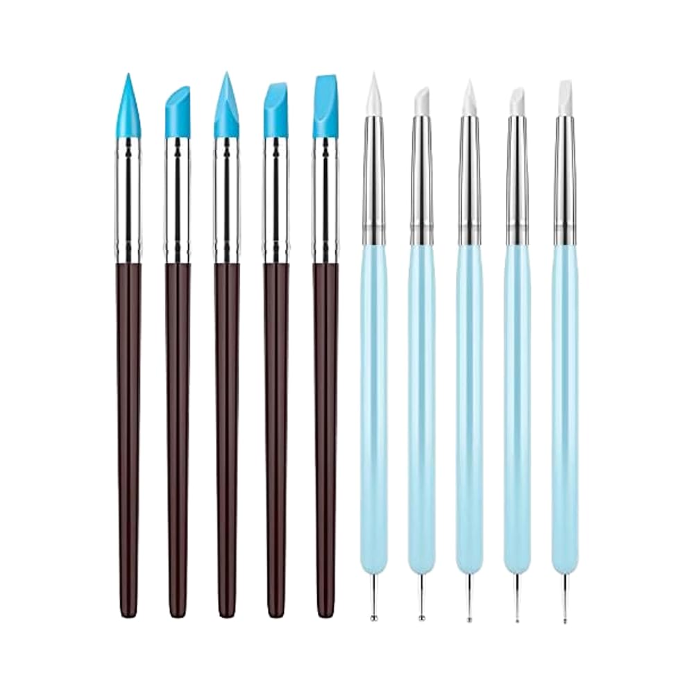 Silicone Clay Sculpting Tools - 10 Piece Set -1
