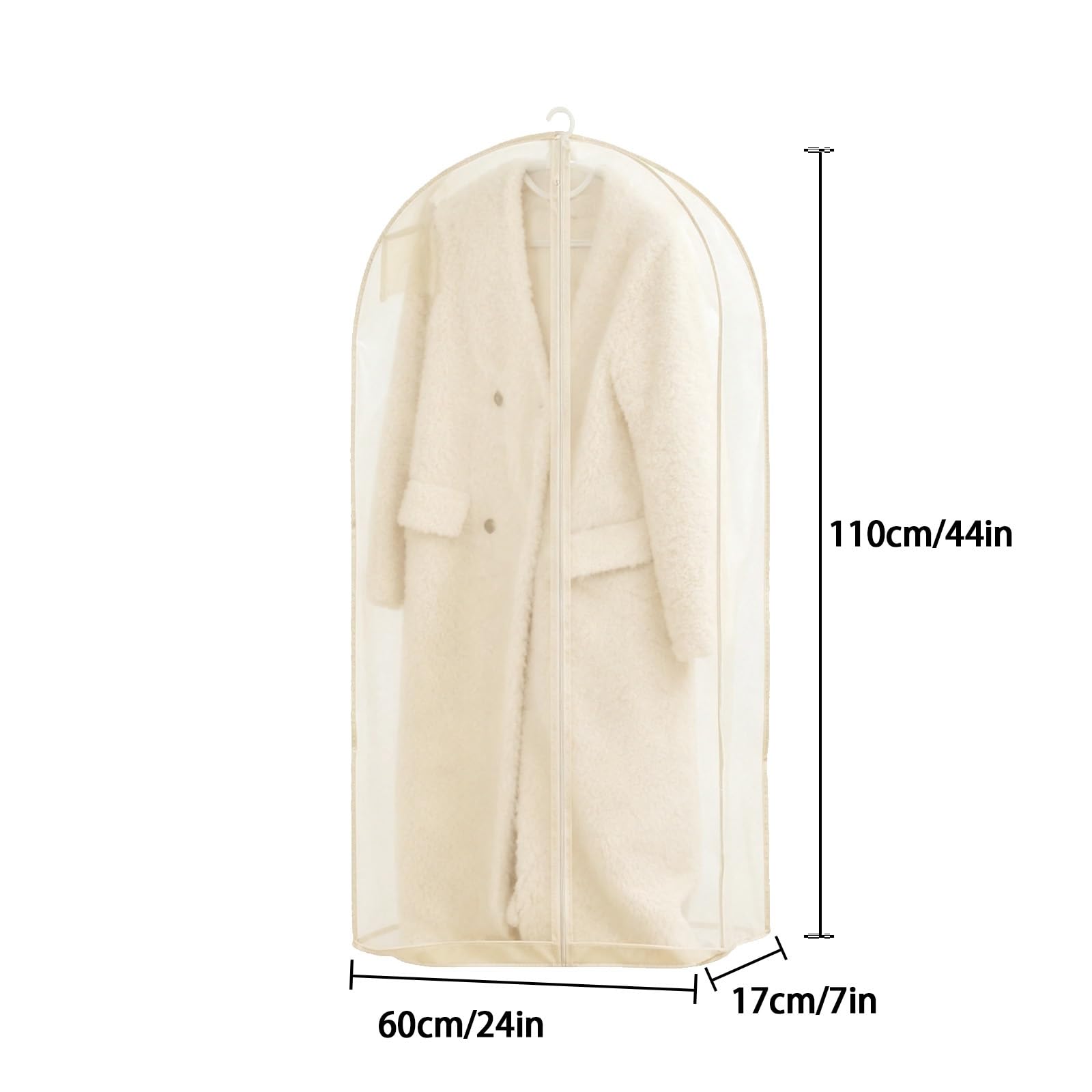 Paquete de 3 Fundas Ropa Armario Colgar y Porta Trajes