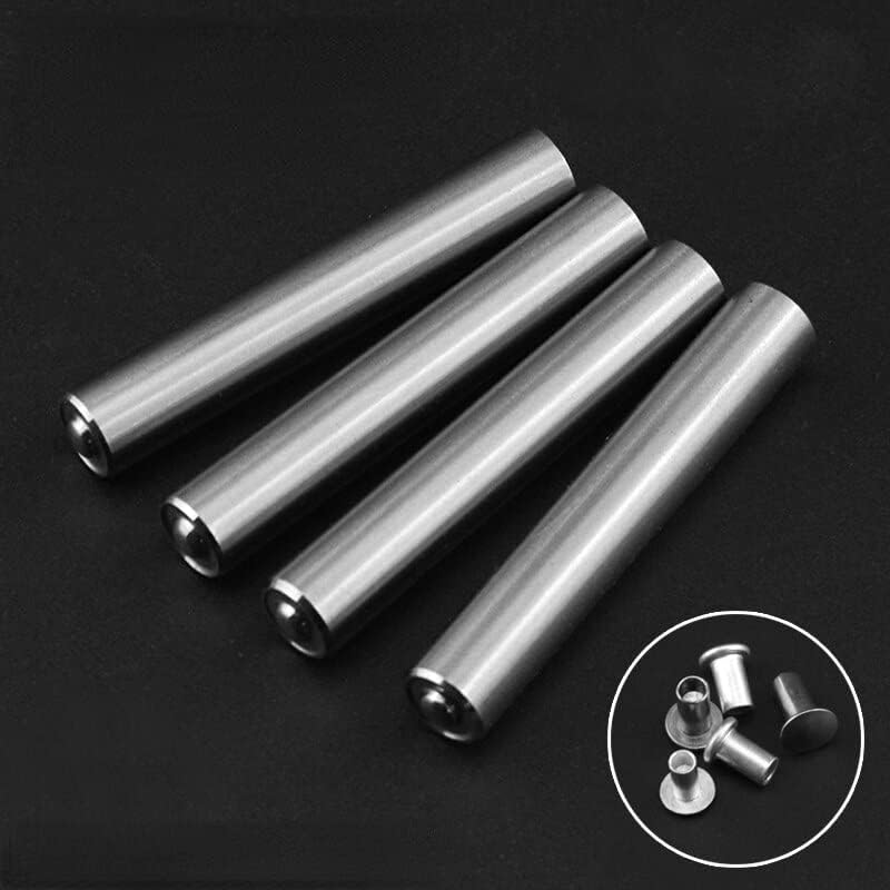 Rivet Tool Punch Manual Press Manual Punch Semi-Tubular Rivet Punching Pin Flanging and Crimping Edges Mold - (Color: 6mm)