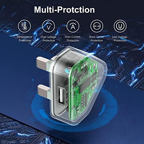 iPhone Charger Cable and Plug[Apple MFi Certified] 2pack iPhone Fast Charger USB Wall Charger Plug Adapter with 2M Lightning to USB cable Compatible iPhone 14/13/12/SE/11/XR/XS Max/X/8 P/iPad