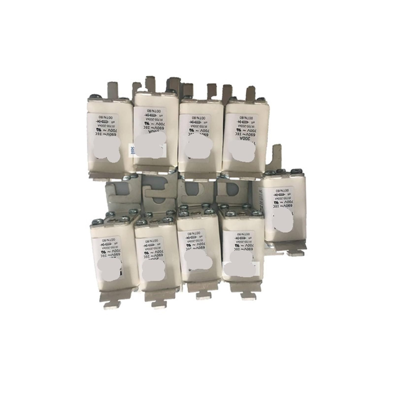 Fusible 170M2667 et 170M2614 en céramique pour basse tension