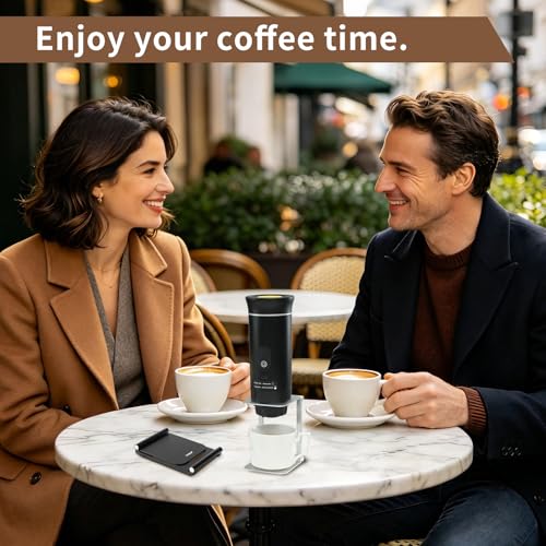 TYGHF Pour Over Coffee Maker Stand,Foldable Portable Electric Espresso Machine Stand for outin,Holder for Coffee Grinder,Universal Dripper,V60 Dripper,Travel Coffee Maker, Press Square&Black by TYGHF - Used condition - Image 7