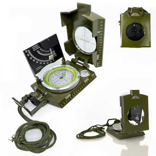 Sighting Navigation Compass with Inclinometer