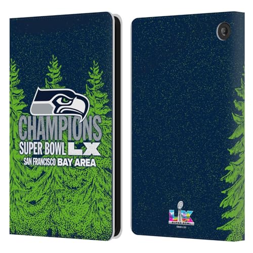 Coque Seattle Seahawks Super Bowl LX pour Amazon Fire 7 2022 au salon ou en voyage