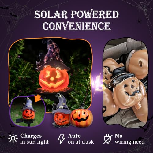 Image of 4 Pack Halloween Hat Pumpkin Head Black Stanchions and Velvet Ropes Set, Stainless Steel Crowd Control Barriers, 3Pcs Black Ropes and Poles for Party,Photobooth Accessories, Prom,Halloween Decorations