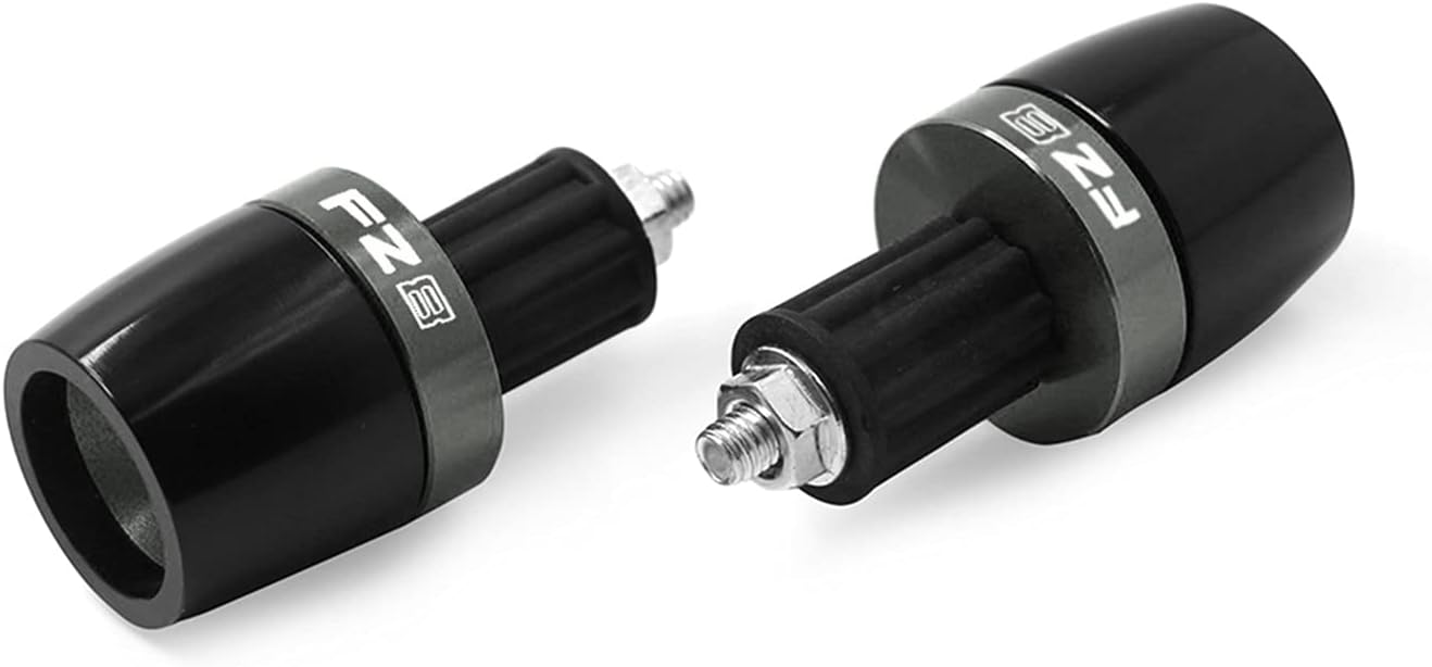 Motorcycle Grips Ends Handle Bar Counterweight End Cap Plug Slider Compatible with Ya ma ha FAZ ER FZ8 FZ 8 Grips Bar Ends