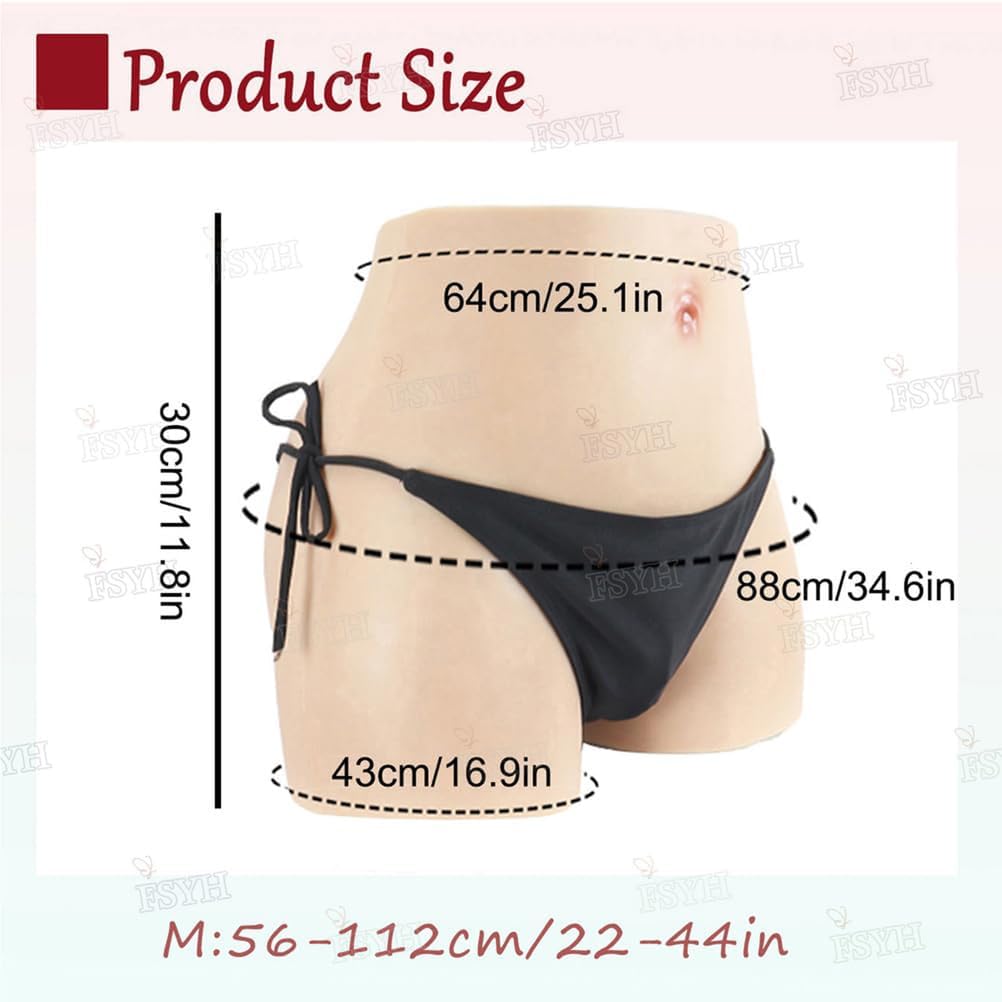 Silicone Panties Realistic Fake Butt Shaper Control Pants Men′s Hiding Gaff Boxer Briefs for Transgender Apparel
