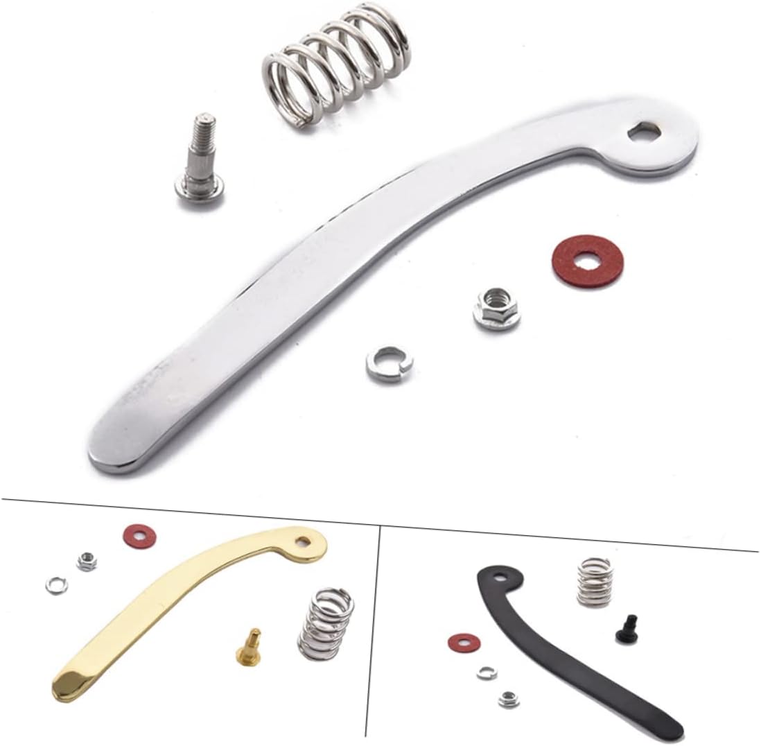 Toyvian 3pcs Guitar Electric Vibrato Bridge Tailpiece Whammy Bar Replacement for Hand Crank Guitar Accessory Random Color