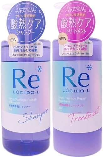 ルシードエル ＃質感再整シャンプー 380ml トリートメント 380g マンダム 各1個セットのサムネイル