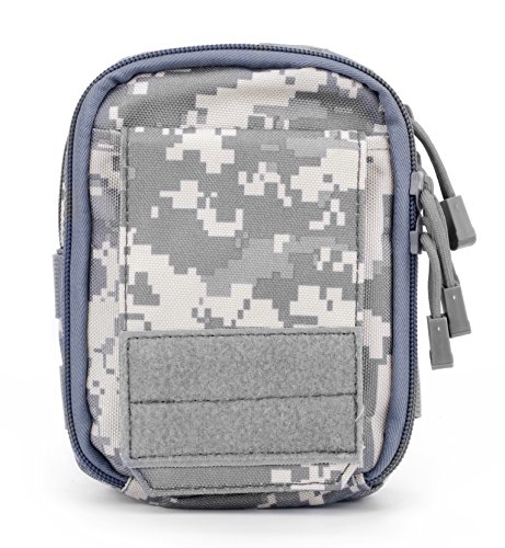 Lefright Multipurpose Tactical Nylon Molle Edc Utility Waist Bag Pouch Holster Front Pocket Compatible With Iphone Xr 7 Plus Pixel Xl Samsung S9 S7 Edge Moto Z Force Play Combo Detachable Strap (Acu) #TOP3