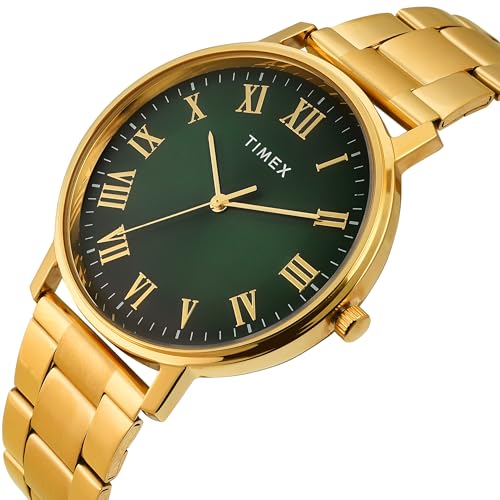 Image of TIMEX Analog Watch for Men with Round Dial & Water Resistant Man's Wrist Watches