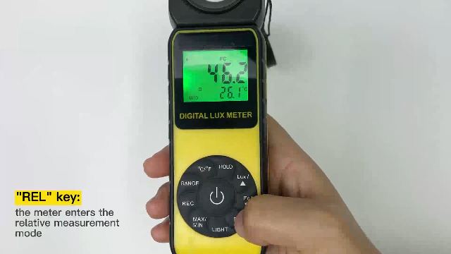Digital Illuminance Light Meter Tester 200,000Lux Meter (18,500FC) Luxmeter Lighting Intensity Brightness Meas