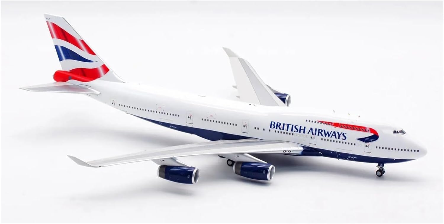 Miniature Scale 1 200 for British Airways Boeing B747-400 Alloy Airliner Model Finished Airplane Souvenirs Flying Toy Game Kits