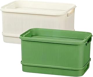 Seed Kit, Large Capacity Bean Sprouting Container, soilless Sprout germinator Tray for Kitchen Countertop, Easy-to-Use wellnessaware PP, Grow Crunchy Mung Bean Sprouts Indoors
