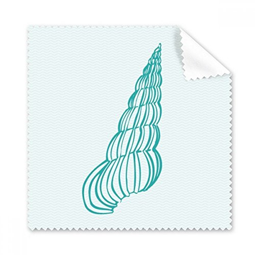 Cadeau bleu chiffon lunettes escargot marin pour amateurs d'océan
