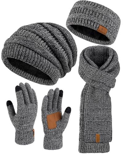 4pcs Set (US Alpha One Size Grey)
