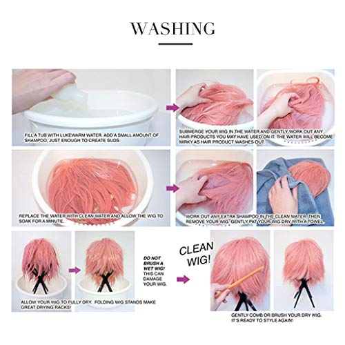 Flameer 20 '' Senhora Ondulado Perucas Ombre Loira Peruca Para Desfile De Moda Cosplay Traje De Fe