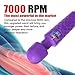 Powerful Mini Viberate Massager with 20 Vibration Modes, Whisper Quiet, Waterproof, Handheld, Cordless for Neck Shoulder Back Body Massage, Sports Recovery & Muscle Aches (Purple Sable)