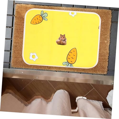 Tapis de cage lavable contre les fuites d'urine des cochons d'Inde et hamsters