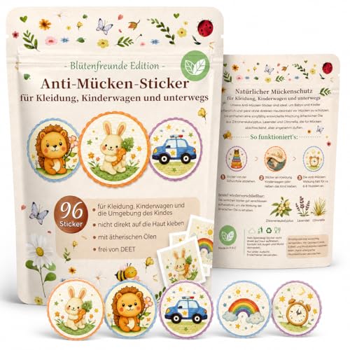 96 Stück Mückenpflaster Mückenschutz Anti Mücken Sticker Moskito Pflaster
