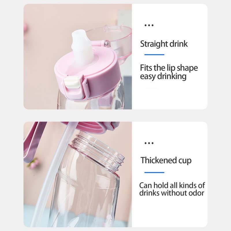 Miniatura 6 de ZHSDHF Botella de agua de aire con aroma a fruta con 6 cápsulas de sabor radom, botella de agua mejorada, botella de agua Tritan, taza de agua