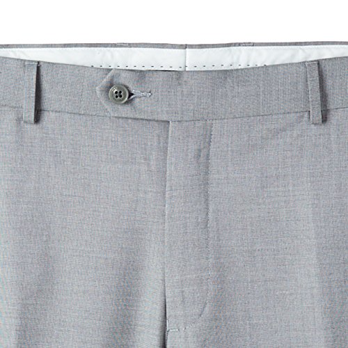 Image of Van Heusen Men Tailored Fit Polyester, Rayon Formal Trousers