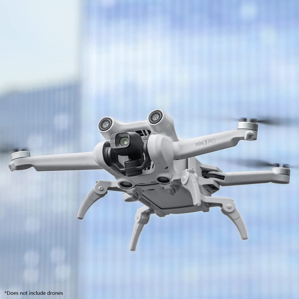WANGCL Mini 3 Pro podwozie Mini 3 Pro podwozie podwozia składane rozszerzone akcesoria do DJI Mini 3 (szary)