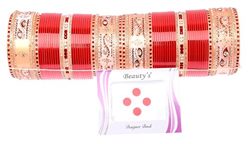 Bollywood designer indian jewelry - bridal choora chura chooda ba…