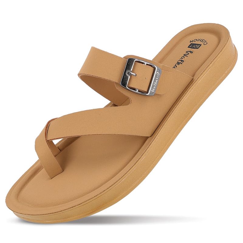 Image of WALKAROO Fashion Sandals for Women with Cushion Sole, Light Weight and Comfortable for Casual Wear - WL7573